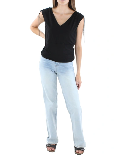 Maxmara Studio Black Sleeveless Jersey Top