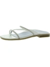 Vionic Prism Womens Padded Insole Strappy Slide Sandals In White