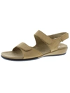 EASY SPIRIT HARTWELL WOMENS LEATHER WEDGE SANDALS