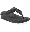 Fitflop Fino Crystal Flip Flop In Black