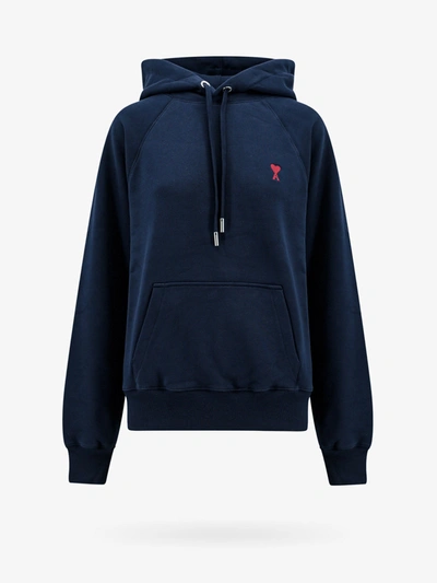 Ami Alexandre Mattiussi Sweatshirt In Blue