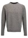 ZEGNA CASHMERE WOOL SWEATER SWEATER, CARDIGANS GRAY