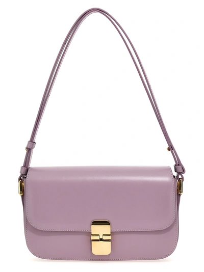 Apc Grace Baguette Shoulder Bags Purple