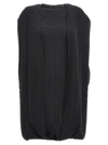 The Row Draped Silk Mini Dress