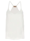 Twinset Rear Logo-plaque Satin Top