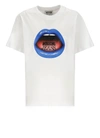 Moschino Mouth Print T-shirt In White