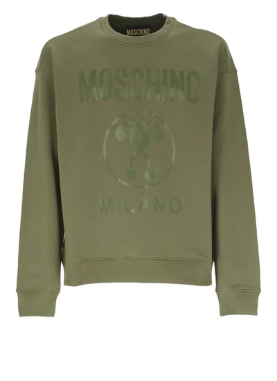 Moschino Jaquard Sweatshirt Green