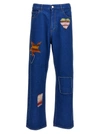 MARNI EMBROIDERY PATCHES JEANS