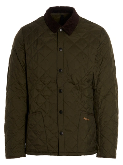 BARBOUR HERITAGE LIDDESDALE CASUAL JACKETS, PARKA GREEN