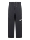 Oamc Logo-patch Track Pants In Black