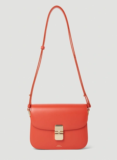 Apc Grace Mini Shoulder Bag In Red