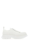 Alexander Mcqueen Sneakers Tread Slick Uomo Tessuto Bianco In White