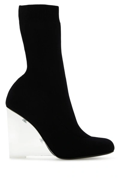 Alexander Mcqueen Shard Ankle Boots In Black