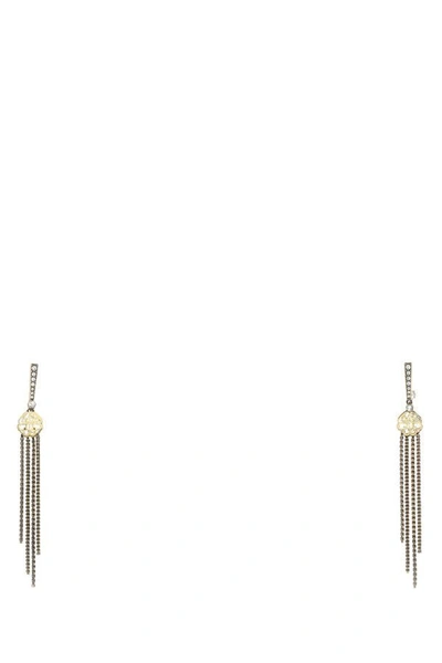 Alexander Mcqueen Woman Gold Metal Earrings