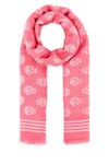 Alexander Mcqueen Coral Printed Scarf In Multicolor