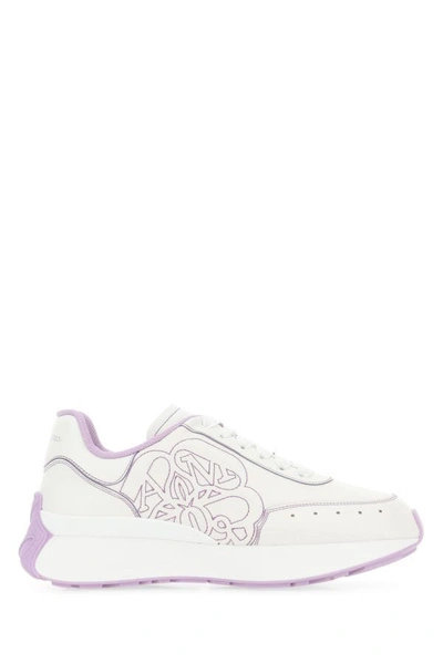 Alexander Mcqueen Sprint Runner Low-top Sneakers In White