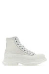 Alexander Mcqueen Tread Slick High-top Sneakers In White