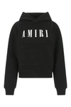 AMIRI AMIRI WOMAN BLACK COTTON OVERSIZE SWEATSHIRT