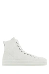 ANN DEMEULEMEESTER ANN DEMEULEMEESTER WOMAN CHALK SUEDE SNEAKERS