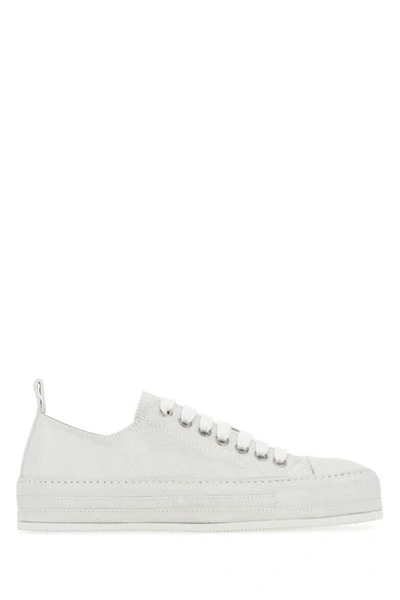 ANN DEMEULEMEESTER ANN DEMEULEMEESTER WOMAN EMBELLISHED LEATHER SNEAKERS