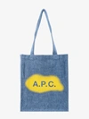 APC APC MAN SHOULDER BAG MAN BLUE SHOULDER BAGS