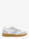 Apc A.p.c. Light Grey And Caramel Leather Sneakers In Multi
