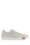 BALLY BALLY MAN CHALK LEATHER ASHER SNEAKERS