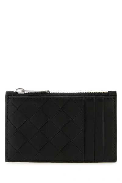 Bottega Veneta Man Black Leather Card Holder