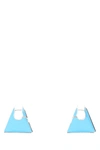 Bottega Veneta Light Blue Silver Essentials Earrings Lightblue  Donna Tu In Blue