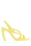 Bottega Veneta Yellow Jimbo Heeled Sandals In Yellow