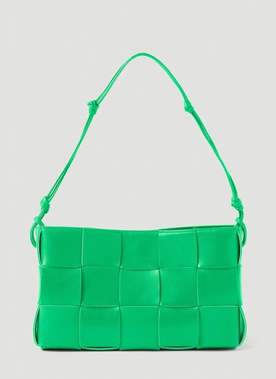 Bottega Veneta Intreccio Shoulder Bag Female Green