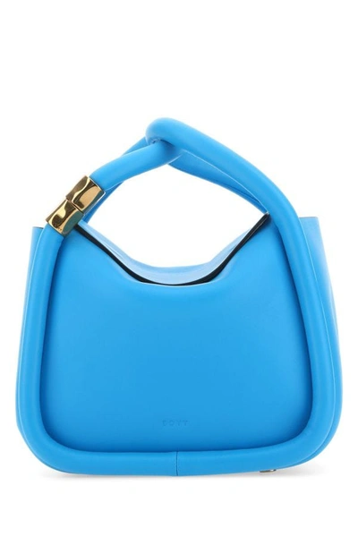 Boyy Woman Light Blue Leather Wonton 25 Handbag