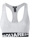 DSQUARED2 logo band sports bra,D8RG2080012100381