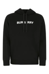 Burberry Black Cotton Sweatshirt In Black