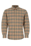 Burberry Simson Vintage Check-pattern Cotton Shirt In Brown