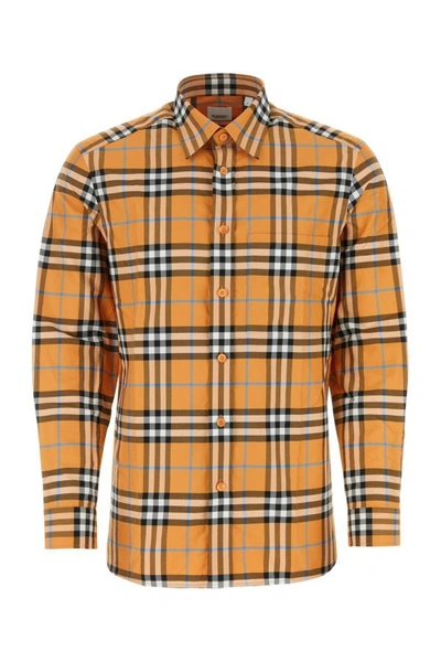 Burberry Shirts In Orange