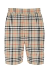 BURBERRY BURBERRY MAN EMBROIDERED POLYESTER BERMUDA SHORTS