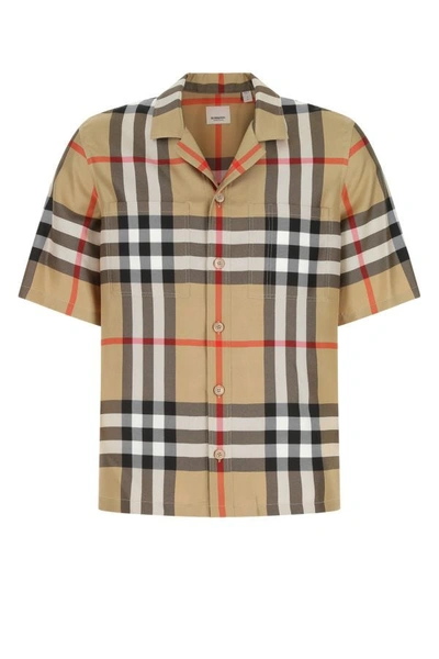 Burberry Tartan Silk Shirt In Default Title