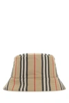 Burberry Beige Signature Bucket Hat In Multicolor