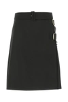 Burberry Women's Stretch Polyester Blend Skirt In Black