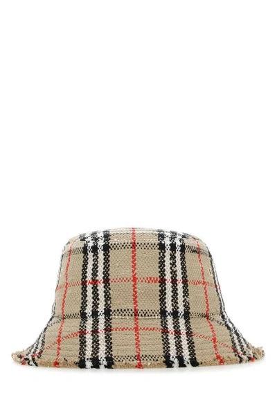 BURBERRY BURBERRY WOMEN EMBROIDERED BOUCLE HAT