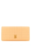 BURBERRY BURBERRY WOMAN PEACH LEATHER LOLA WALLET