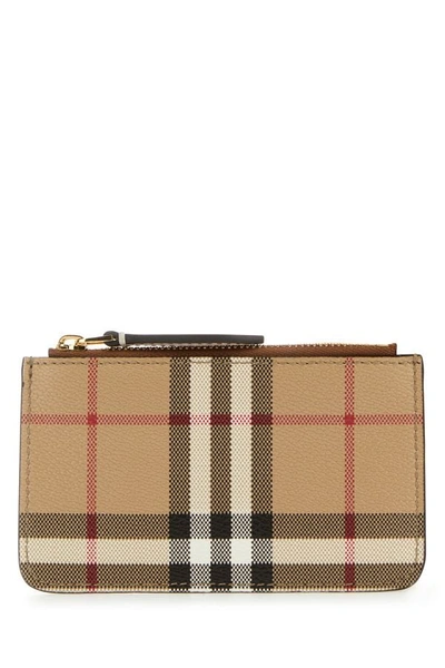 Burberry Kelbrook Coin Purse Female Beige In Multicolor