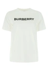 BURBERRY BURBERRY WOMAN WHITE COTTON T-SHIRT