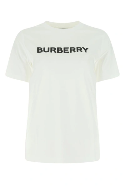 Burberry Woman White Cotton T-shirt