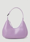 BY FAR BY FAR WOMEN BABY AMBER SHOULDER BAG IN LILAC