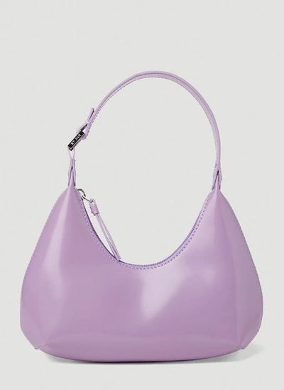 By Far Amber Lilac Baby Shoulder Bag In Purple