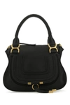 Chloé Chloe Women Black Leather Medium Marcie Handbag In Black