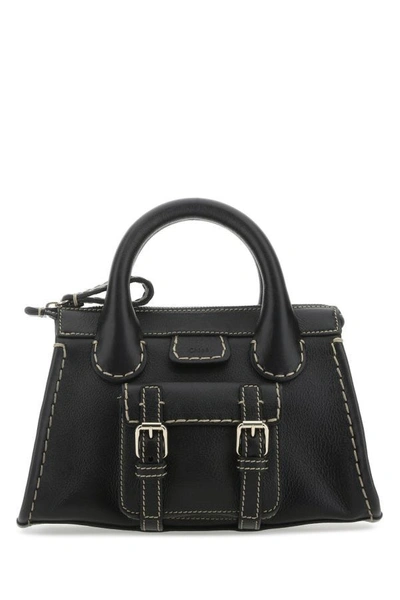 Chloé Edith Mini Leather Handbag In Multicolor