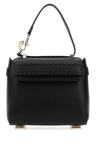 Chloé Nacha Small Shoulder Bag In Black